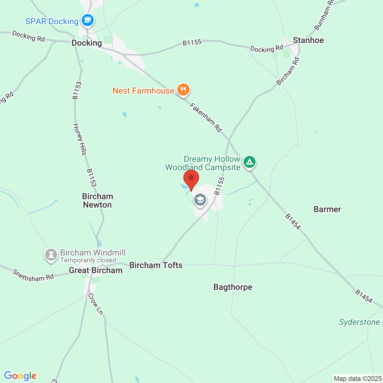 Map showing location of Norfolk, United Kingdom, PE31 6RH