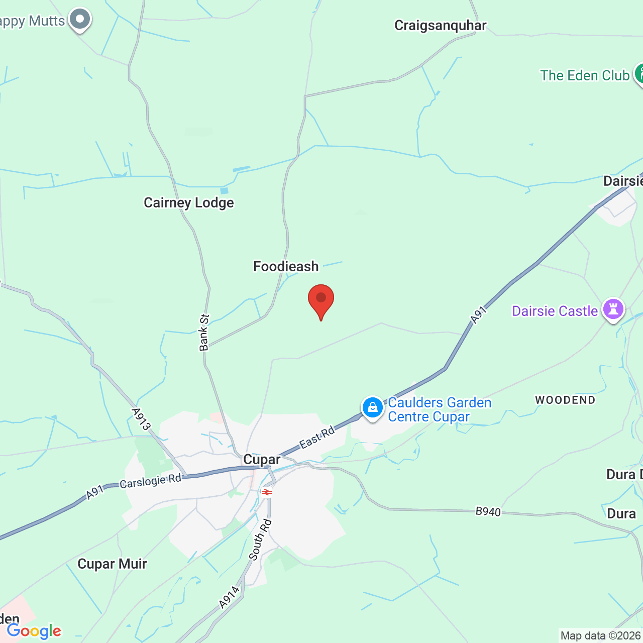 Map showing location of Fife, United Kingdom